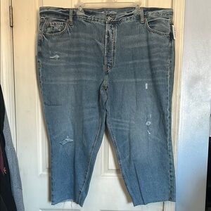 NWT Old Navy high rise slouchy straight leg jeans size 26